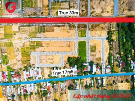 Bán đất bên cạnh trục 33m gần khu công nghiệp Điện NGọc, gần sông giá 1ty1/lô