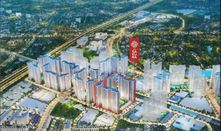 Giá bán căn hộ khu Sakura Vinhomes Smart City Tây Mỗ, hỗ trợ 80% giá trị căn hộ