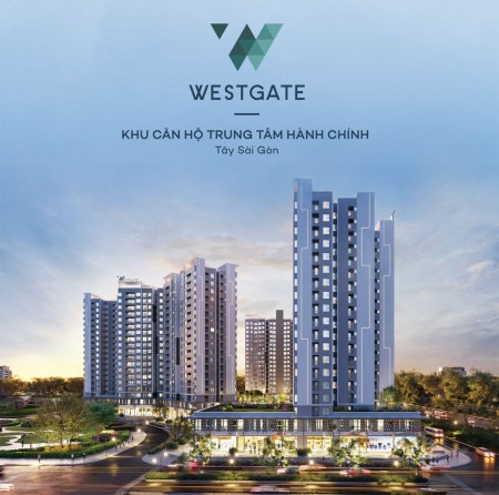 Căn hộ Bình Chánh - West Gate có giá chỉ từ 699 triệu, view công viên cực kì đẹp, giá tốt