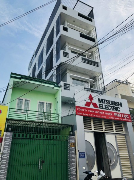 Nhà nguyên căn lửng 4 lầu đường Huỳnh Tấn Phát phường Tân Phú Q7, giá 24 tỷ