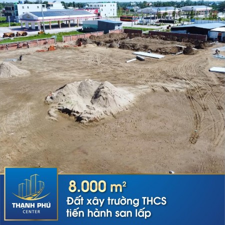 Hạ giá sập sàn đất mặt tiền chợ giá đầu tư tại chợ mới Thạnh Phú