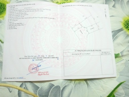 Bán 2 Lô đất kiệt ÔTô Đường Thái Thuận, Thủy Lương, Hương Thủy Sạch sẽ Cam kết đúng giá
