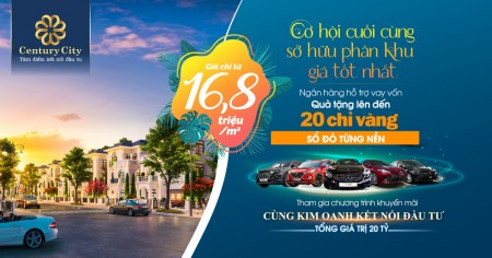 Bán đất sổ đỏ dự án Century Long Thành, đón đầu Sân Bay Quốc Tế Long Thành, chỉ 630 triệu/ tt 30%.