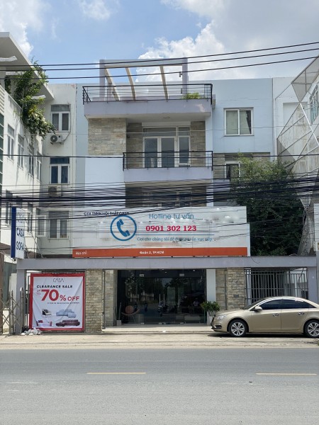 Cho thuê Nhà 4 tầng sàn trống 12x20m Lương định của An Phú Quận 2