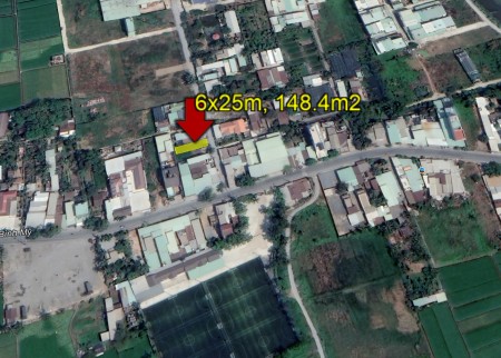 Đất thổ cư Củ chi đường Bình Mỹ, diện tích sử dụng (6x25m) 149m2, giá 2.6 tỷ