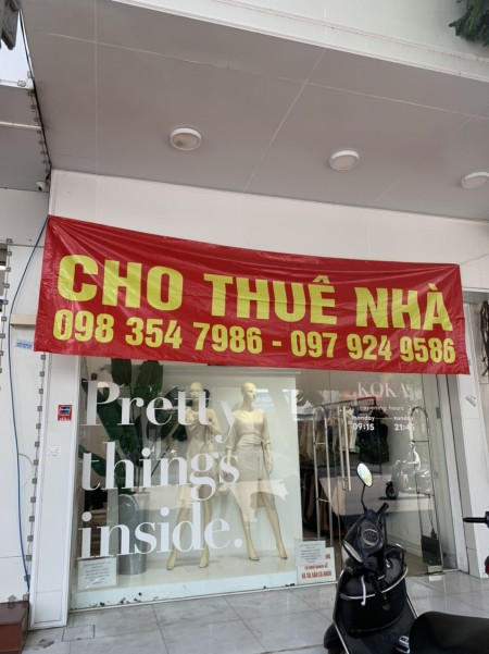 Chính chủ cần cho thuê nhà số 250 mặt đường cầu giấy Hà Nôi. LH: 0983547986