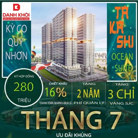 Takashi Ocean Suite Kỳ Co- căn hộ nghĩ dưỡng cao cấp phong cách Nhật Bản
