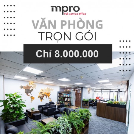 Văn phòng trọn gói siêu tiện ích siêu rẻ, trang bị đầy đủ trang thiết bị: bàn ghế, tủ tài liệu, điện mạng wifi.