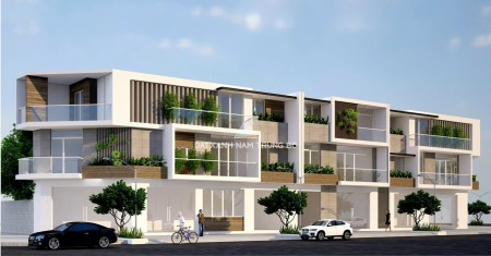 Nhà phố thương mại. 4 tầng xây thô VCN Phước Long. 2, giá bán 5.5 tỷ, lhcc