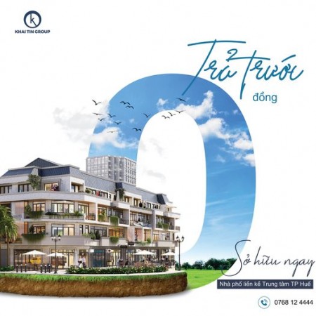 Mua Nhà Liền kề không kể lãi suất 0% trong vòng 36 tháng, giá bán thoả thuận
