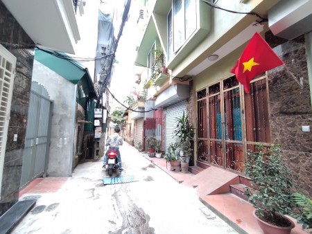 Mặt ngõ Lĩnh Nam, ngõ thẳng, cách ô tô 20m, trước nhà rộng rãi, Nhà đẹp dt 45m2 nhỉnh 3 tỷ