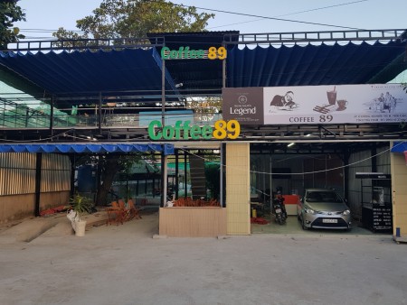 Bán nhà mặt tiền gồm quán cà phê sân vườn và tiệm rửa xe oto rộng 2653m2 tại Trà Vinh