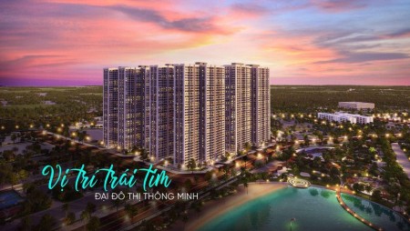 Imperia Smart City căn hộ 2PN+1(2 WC) lô góc tầng thấp giá chỉ từ 2.6 tỷ hướng mát, view đẹp nhất