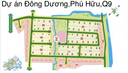 Nhận ký gửi mua bán nhanh đất dự án cty Đông Dương, Phú Hữu, Bưng Ông Thoàn, Quận 9