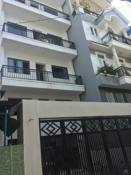 Cho thuê tòa nhà phòng trọ mới xây 100%. 23 phòng,WC riêng. 6.5x20m, trệt lửng 3 lầu sân thượng