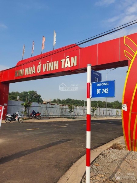 Đất nền đường trục chính Vĩnh Tân, giá 950 triệu/lô, mt 25m dt 70-120m2, cam kết thanh khoản
