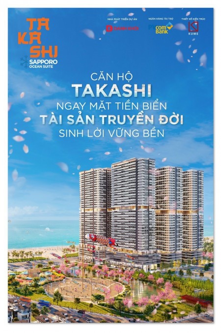 Takashi Ocean Suite Kỳ Co căn hộ nghĩ dưỡng cao cấp mặt tiền biển, tiện ích đủ