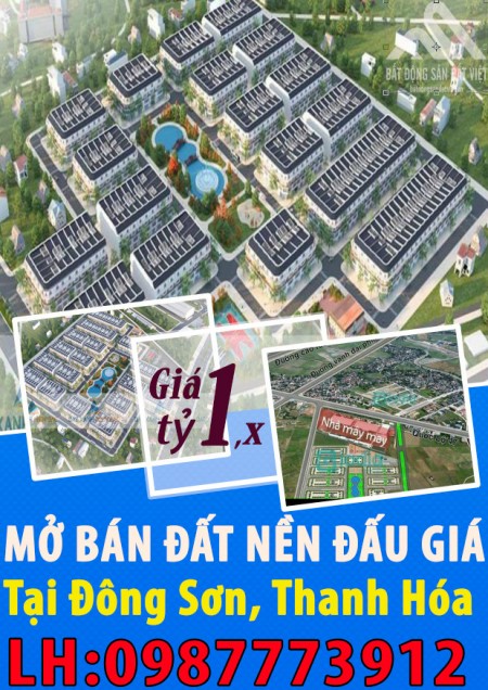 Mở bán đất nền đấu giá Đông Sơn Thanh Hoá, nhanh tay để chọn được lô đẹp nhất.