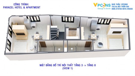 Chính chủ Cần Bán Aparment 8 tầng, giá bán 6.5 tỷ, hoa hồng cho Môi giới 1%