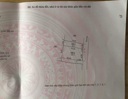 Bán Đất Kim Chung Hoài Đức Ngõ Thông ô tô tải diện tích 50m2, giá bán 2.3 tỷ