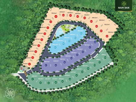 Đất nghỉ dưỡng tại NamBan villas, chỉ từ 4 triệu/m2, đã có sổ riêng từng nền