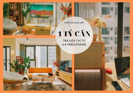 Căn Hộ 2PN giá chỉ 23 triệu/m2, Ngân Hàng Hỗ Trợ Vay 70% Không Lãi Suất