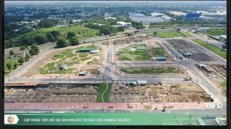 Đầu tư 1 lần, hưởng lợi trọn đời. Bán dãy nhà phố xây sẵn mặt tiền đường 25m tại KCN Bàu Xéo