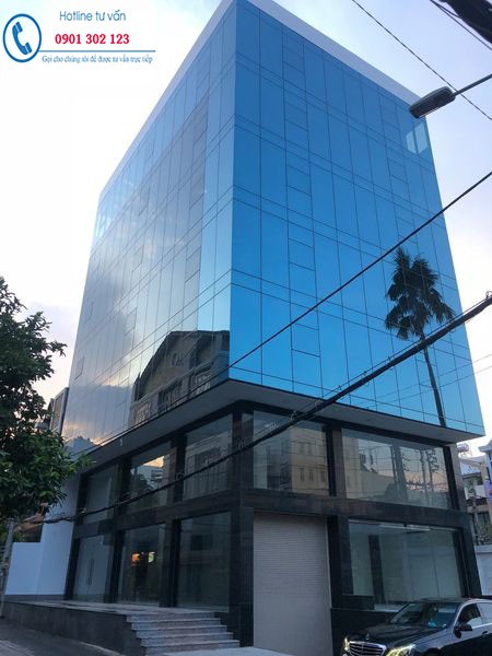 Cho thuê Tòa nhà văn phòng 2 mặt tiền 1200m2 Hầm 7 sàn trung tâm Quận 2