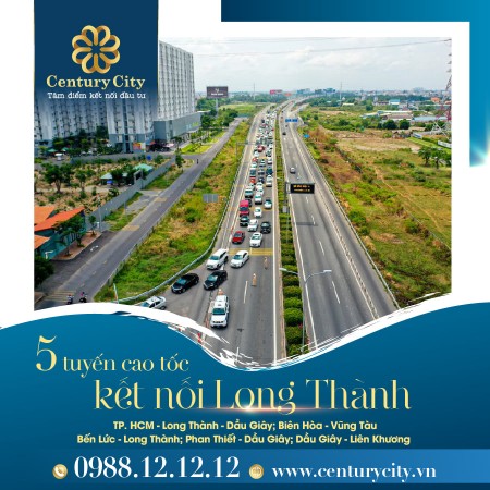 Cần bán ra đất nền dự án Century city khu vực sân bay Long Thành