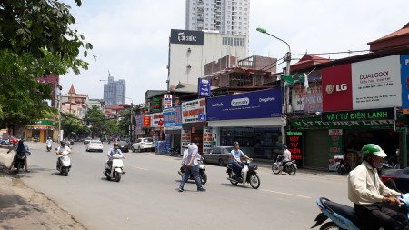 Bán nhà Kinh doanh lô góc mặt đường Bà Triệu dt 45m2, 6 tầng giá bán 7,1 Tỷ
