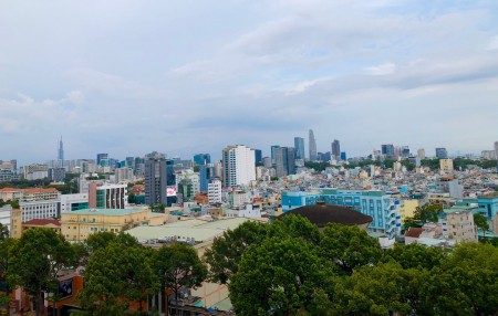 Hado Centrosa Garden diện tích 87m2 giá thuê 19 triệu/tháng full nội thất, tầng cao