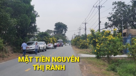 Kẹt tiền cần bán gấp 4322,6m2 có 1000m thổ cư mặt tiền Nguyễn Thị Rành xã Phú Mỹ Hưng