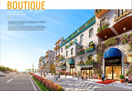 Mở bán boutique hotel tại novaworld phan thiết, thanh toán 45% trong 4 năm không lãi suất