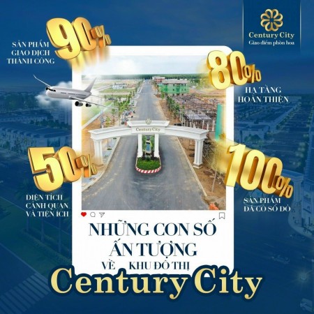 Đất sân bay long thành sổ đỏ riêng, dự án Century City, liên hệ 0933363943