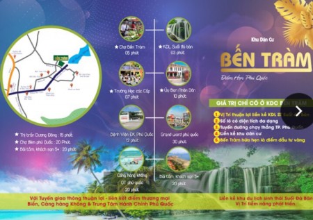 Bán Đất Nền Giả Rẻ Tại Bến Tràm Dương Đông tỉnh Phú Quốc, giá bán 190 triệu