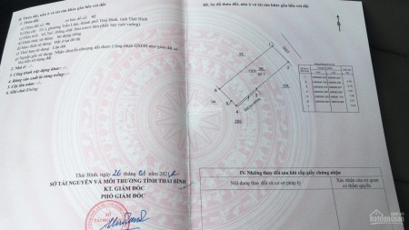 Mình cần chuyển đổi đất tại tổ 12 phường Trần Lãm mặt sau đường Lê Quý Đôn, TP Thái Bình