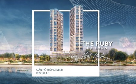 Căn hộ chung cư cao cấp The Ruby Hạ Long - View Biển. Nằm ngay ở khu đô thị mới Cao Xanh