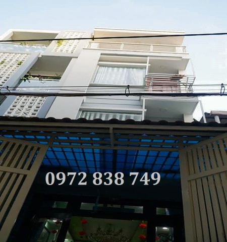Nhà 68m2, HXH đường Tăng Bạc Hổ, P11, Bình Thạnh, 4 tầng, Bán gấp.