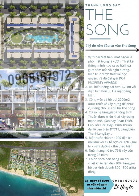Nhà phố nghĩ dưỡng 2 mặt tiền ven biển Gần cảng du thuyền, lh 0968167972, giá 1.8 tỷ