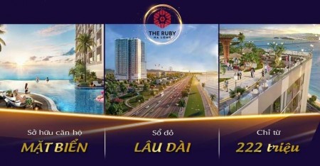 The Ruby Hạ Long - Đầu tư sinh lời căn studio view biển, chiết khấu cao, lhcc