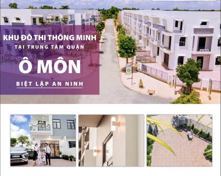 Nhà liền kề đẳng cấp tại Cần Thơ giá từ 2 tỷ 5 triệu Khu đô thị Thông Minh Thành Đô
