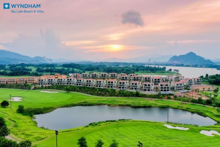 Bán biệt thự gofl trong lòng Hà Nội Wyndham Skylake Resort & Villas, xây thô