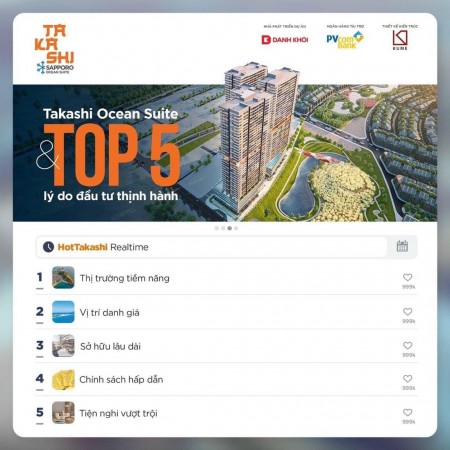 Takashi Ocean Suite Kỳ Co-Căn hộ nghĩ dưỡng cao cấp mang phong cách Nhật Bản tại Việt Nam