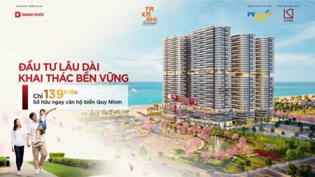 Căn hộ 4 sao, sát biển sổ hồng lâu dài, giá chỉ 300tr/căn chiết khấu lên tới 12%