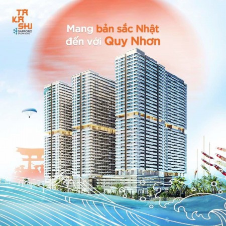 Bán căn hộ mặt biển. pháp lí đầy đủ, chung cư Takashi Ocean Suite, sổ sẵn chính chủ