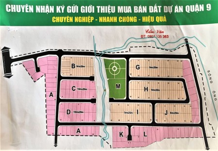 Bán những nền đất vị trí đẹp đầu tư tốt tại dự án Đông Dương, Bưng Ông Thoàn, Phú Hữu, Quận 9