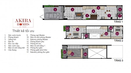 Nhà phố AKIRA bên trong khu đô thị Mekong Centre, lh 0384638300
