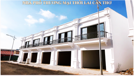 Bán Nhà 1 Trệt 1 lầu Thiết Kế Hiện Đại Vị Trí Đẹp Ngay Trung Tâm Khu Đô Thị Thới Lai Cần Thơ