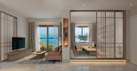 Căn Hộ Cao Cấp 2 phòng ngủ tầng cao, chung cư Takashi Ocean Suite, giá 13.9 tỷ