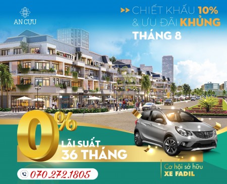 Bán biệt thự khu đô thị An Cựu City ngân hàng hỗ trợ cho vay lên đến 70%, lhcc